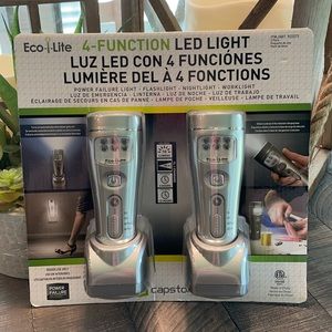 Eco-Lite 4 Function LED Lights 2 Pack (70 Lumens)
